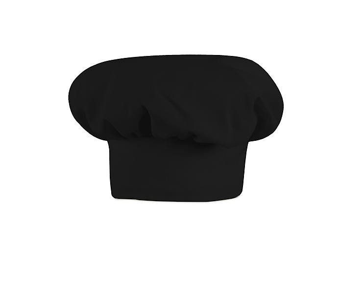 Chapeau Toque noire de chef et cuisinier, Collection Bloum