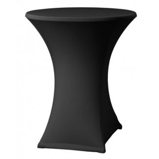 Housse noire de table cocktail