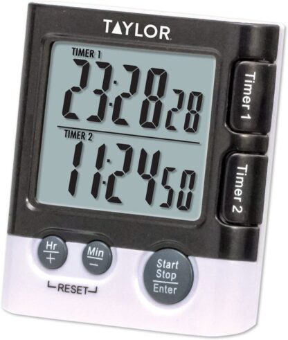 Minuterie/horloge double 1 ½" LCD Taylor