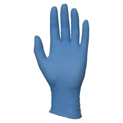 gants nitriles bleu