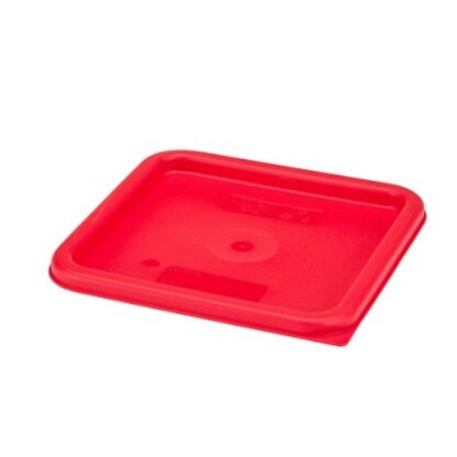 Couvercle carré rouge pour contenant 6 et 8 litres Cambro