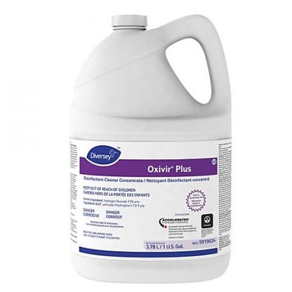 Oxivir Plus désinfectant peroxyde hydrogène 3,78 L